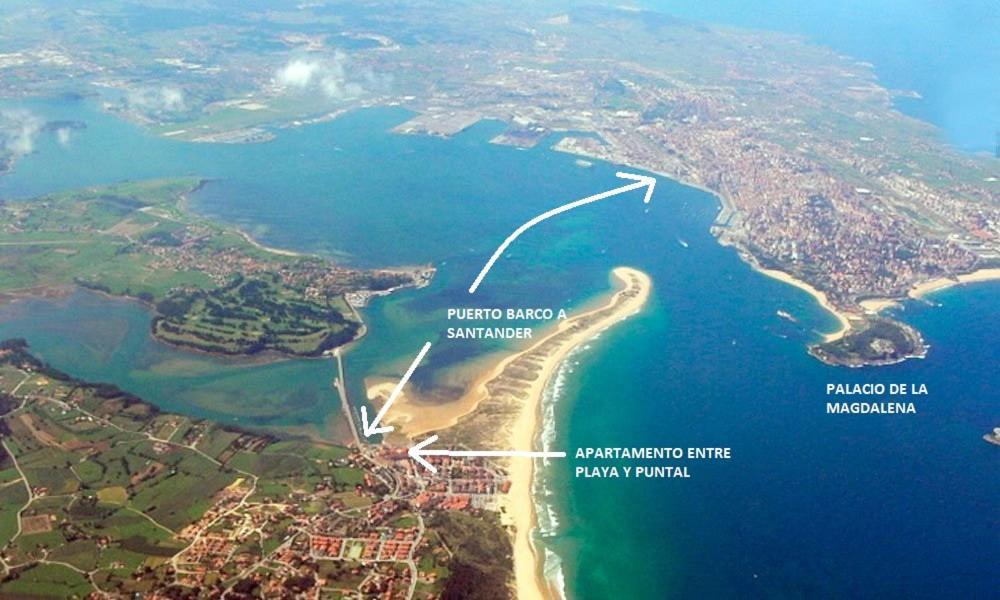 Апартаменты Entre Playa Y Puntal Сомо Экстерьер фото